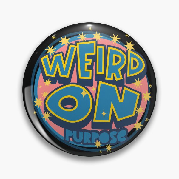 Item preview, Weird on Purpose Retro Pop Typography designed and sold by FaeryNuff.