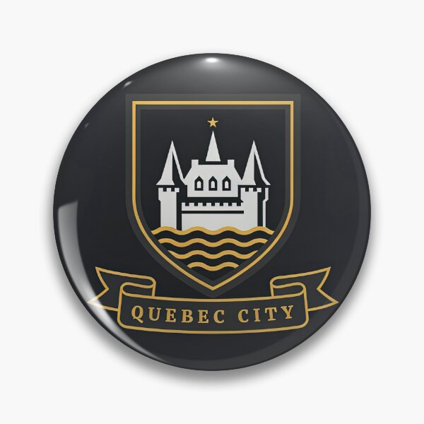 Item preview, Vintage Quebec City Chateau Frontenac Shield Badge Emblem Vector designed and sold by Shutter-Dragon.