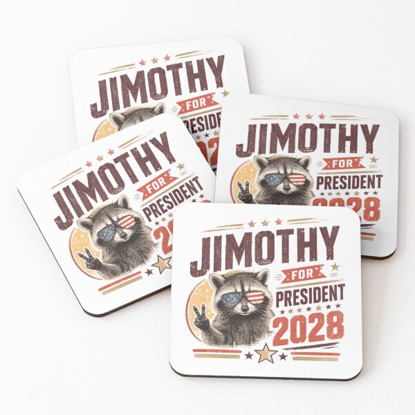 Item preview, Jimothy For President 2028 Raccoon Political Election Humor designed and sold by HumansStuck12.