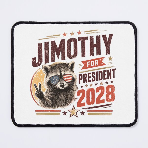 Item preview, Jimothy For President 2028 Raccoon Political Election Humor designed and sold by HumansStuck12.