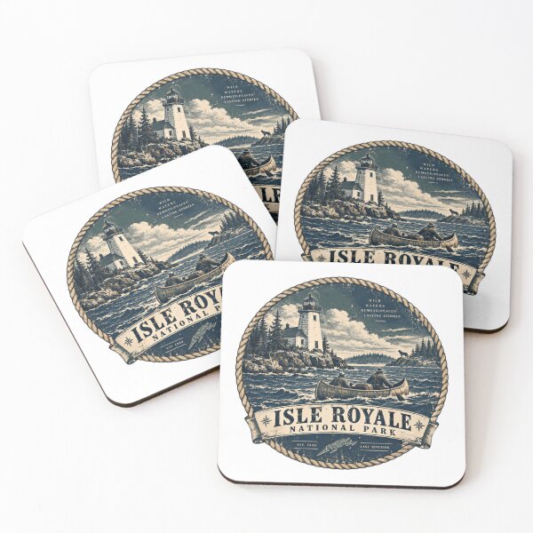 Item preview, Isle Royale National Park Wild Waters Remote Places Lasting Stories Lake Superior Travel Adventure designed and sold by Star3NowForMe.