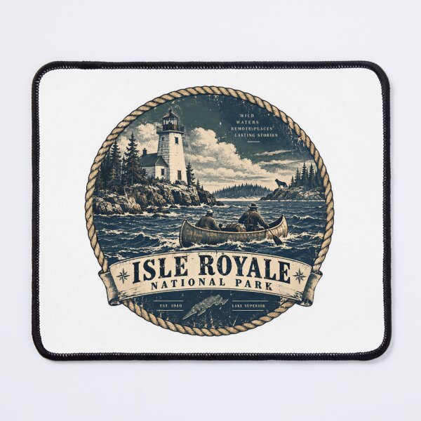 Item preview, Isle Royale National Park Wild Waters Remote Places Lasting Stories Lake Superior Travel Adventure designed and sold by Star3NowForMe.