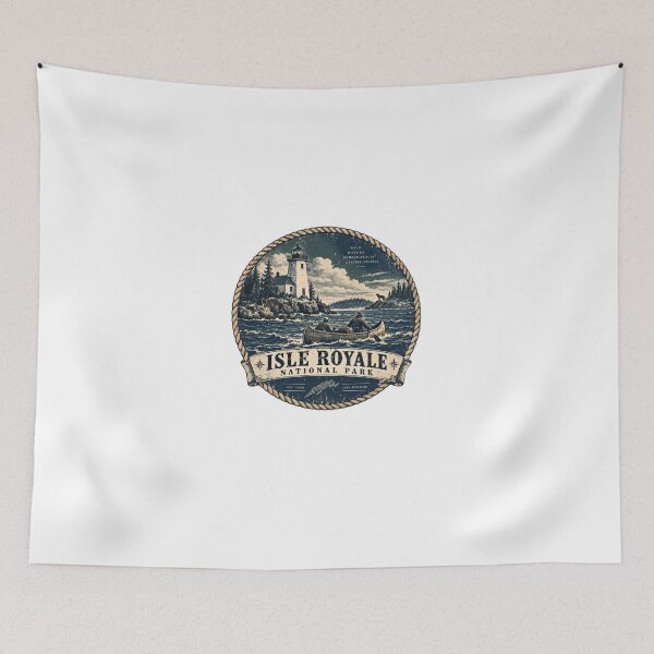 Item preview, Isle Royale National Park Wild Waters Remote Places Lasting Stories Lake Superior Travel Adventure designed and sold by Star3NowForMe.