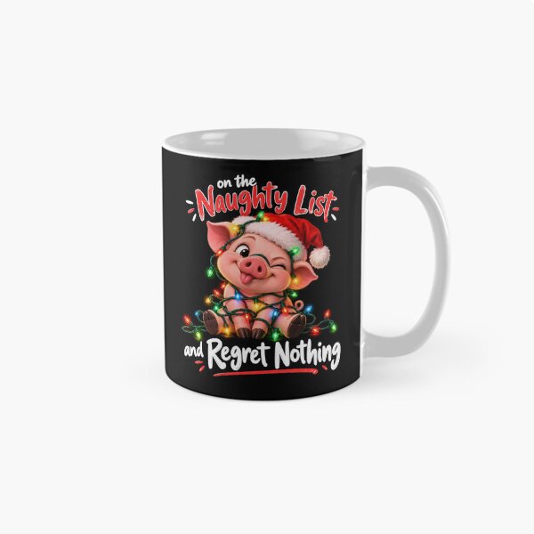 Item preview, On The Naughty List And Regret Nothing designed and sold by TheEndDesign.