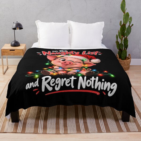 Item preview, On The Naughty List And Regret Nothing designed and sold by TheEndDesign.