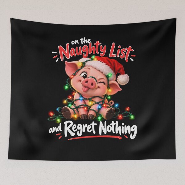 Item preview, On The Naughty List And Regret Nothing designed and sold by TheEndDesign.