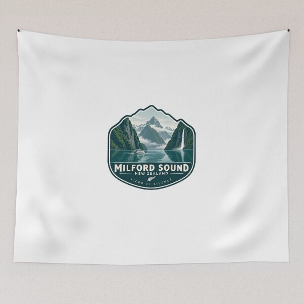 Item preview, Milford Sound New Zealand Fiord Of Silence Travel Souvenir designed and sold by Star3NowForMe.