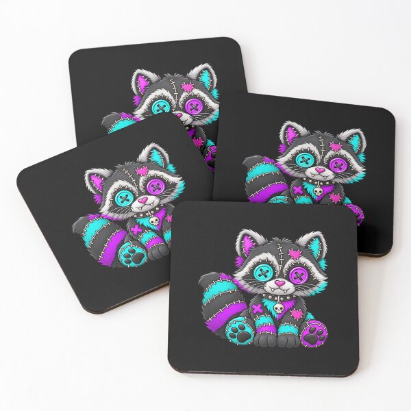 Item preview, Patchwork Raccoon  designed and sold by GyspySoulStudio.