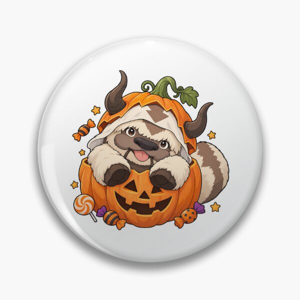 Item preview, Air Bender Appa, Halloween Meshup, Appa Halloween, Appa Pumpkin designed and sold by graphic-genie.