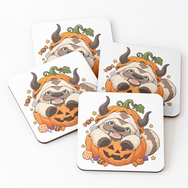 Item preview, Air Bender Appa, Halloween Meshup, Appa Halloween, Appa Pumpkin designed and sold by graphic-genie.