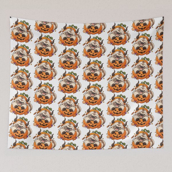 Item preview, Air Bender Appa, Halloween Meshup, Appa Halloween, Appa Pumpkin designed and sold by graphic-genie.