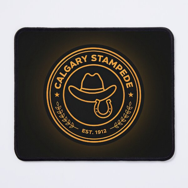 Item preview, Vintage Calgary Stampede Cowboy Hat Circular Badge Emblem Vector designed and sold by Shutter-Dragon.