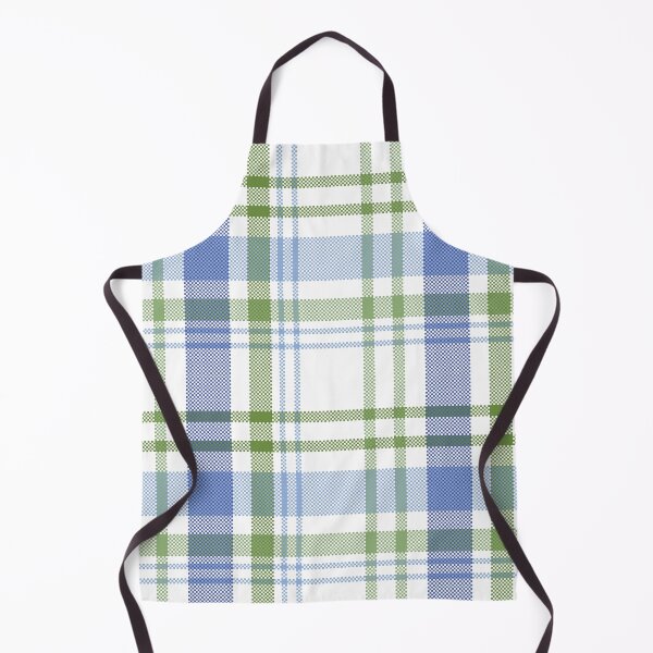 Item preview, Fresh blue and olive green plaid tartan seamless pattern designed and sold by PowerAntShop.