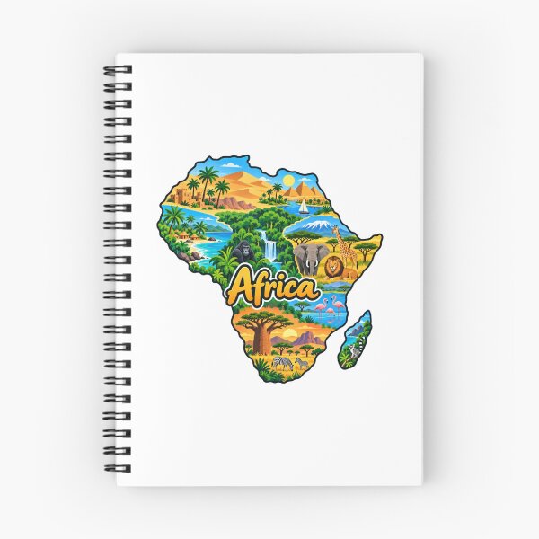 Item preview, Africa Continent Map designed and sold by Myra365Art.