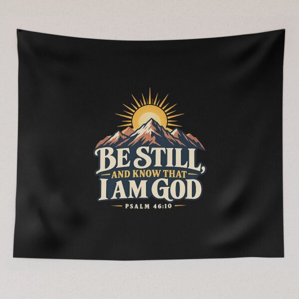 Item preview, Be Still And Know Psalm 46:10 Mountain Sunrise designed and sold by ChristianLife.