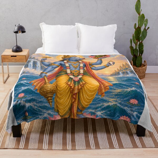 Item preview, Varaha Avatar of Lord Vishnu - Sacred Boar Incarnation Art designed and sold by Homyar.