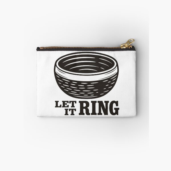 Item preview, Singing Bowl Woodcut Let It Ring Sound Healing designed and sold by Osmose-Studio.