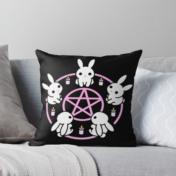 Item preview, Cute Gothic Bunny Pentagram – Pastel Goth Occult designed and sold by The Funky Sprunki.