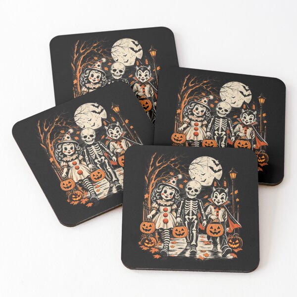 Item preview, Vintage Spooky Kids Trick Or Treat Retro Halloween Cartoon Design designed and sold by DevilMayCrySh.