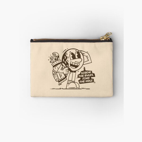 Item preview, Screw The Rules Find The Hole - Vintage Golf Ball Mascot designed and sold by adipra.