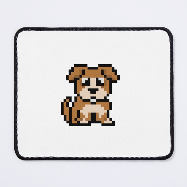 Item preview, Brown Dog Pixel Art – Cute Retro Dog Illustration designed and sold by wagnerps.