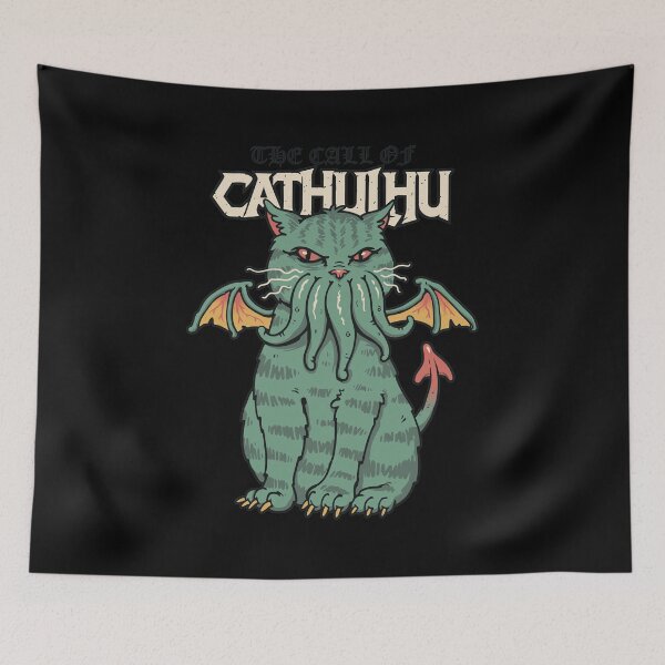 Item preview, The Call Of Cathulhu Cat Cthulhu Mythos Design designed and sold by LEAHHATFIELD.