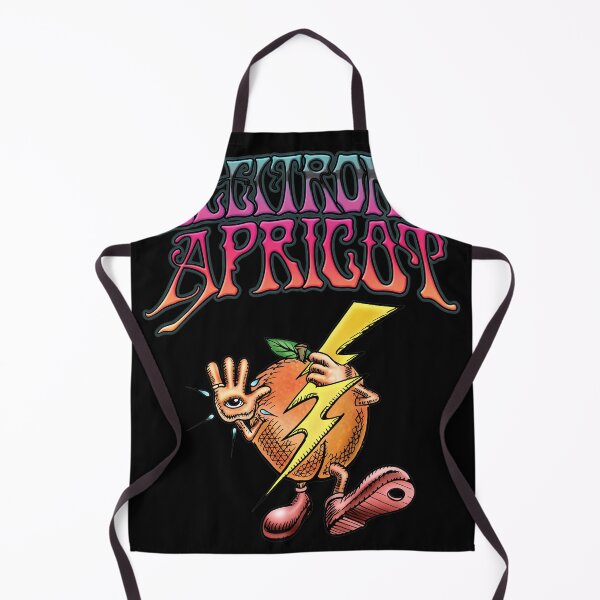Item preview, Electric Apricot Psychedelic Fruit Character Design designed and sold by LEAHHATFIELD.