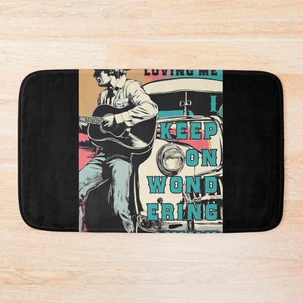 Item preview, Retro Country Music Cowboy Guitar Truck Art designed and sold by LEAHHATFIELD.