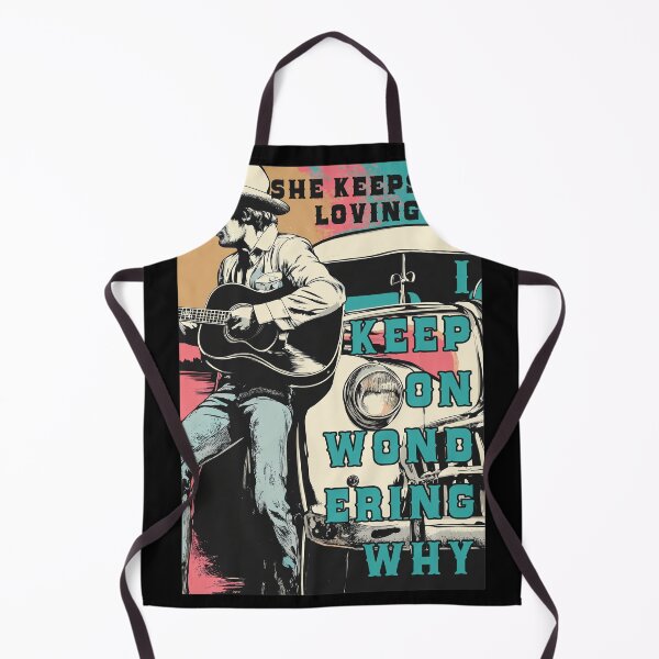 Item preview, Retro Country Music Cowboy Guitar Truck Art designed and sold by LEAHHATFIELD.