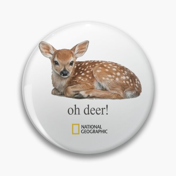 Item preview, National Geographic Baby Deer Oh Deer Cute Wildlife Nature Animal Art designed and sold by VelourEmber.
