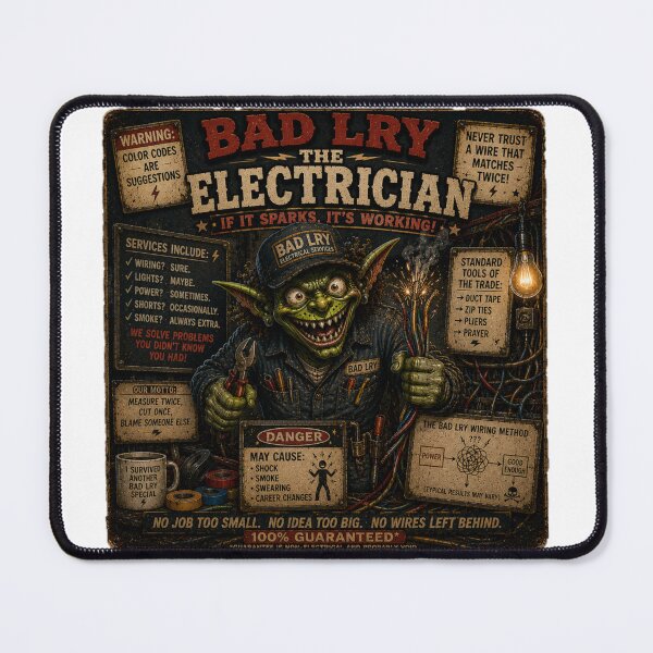 Item preview, BAD LRY - The Electrician designed and sold by WrenchCorps.