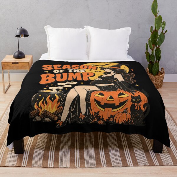 Item preview, Season Of The Bump Retro Pregnant Witch Halloween Pregnancy Design designed and sold by DevilMayCrySh.