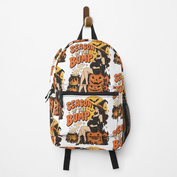 Item preview, Season Of The Bump Retro Pregnant Witch Halloween Pregnancy Design designed and sold by DevilMayCrySh.