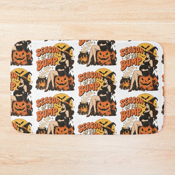 Item preview, Season Of The Bump Retro Pregnant Witch Halloween Pregnancy Design designed and sold by DevilMayCrySh.