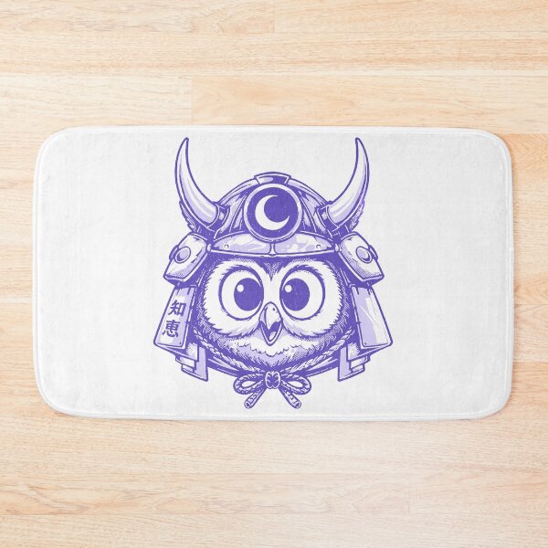 Item preview, Retro Cartoon Samurai Owl  designed and sold by Anugrah januar.