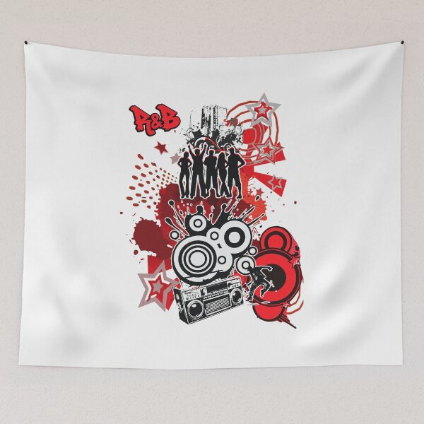 Item preview, Retro Boombox Dancing City Splatter  designed and sold by LEAHHATFIELD.