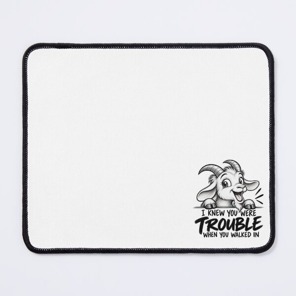 Item preview, I Knew You Were Trouble Goat - Small designed and sold by Paukav.