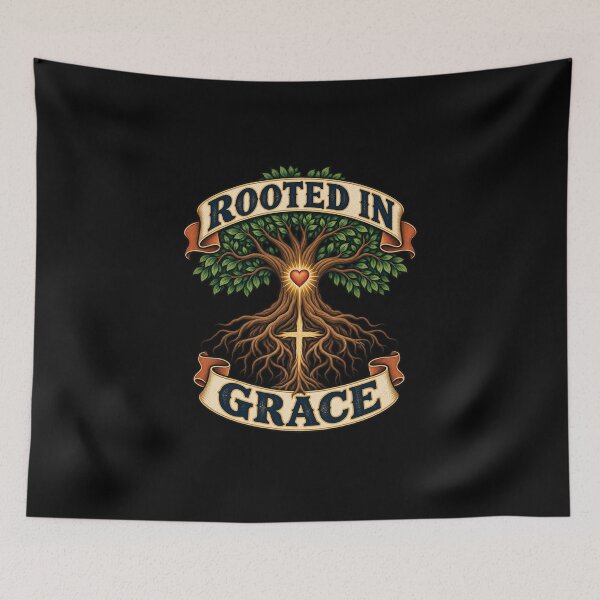 Item preview, Rooted in Grace Christian Tree of Faith designed and sold by ChristianLife.