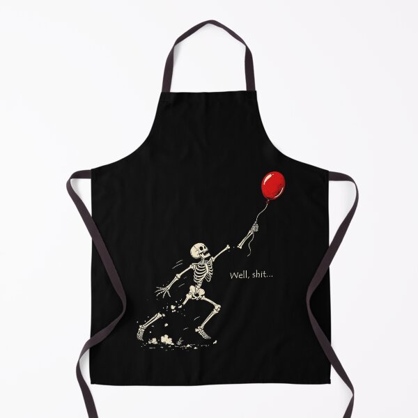 Item preview, Halloween Skeleton Lost Balloon Well Shit Meme designed and sold by nosu-art-pod.