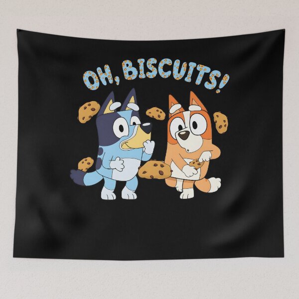 Item preview, Bluey & Bingo Oh Biscuits Cartoon Dog designed and sold by visionnen.