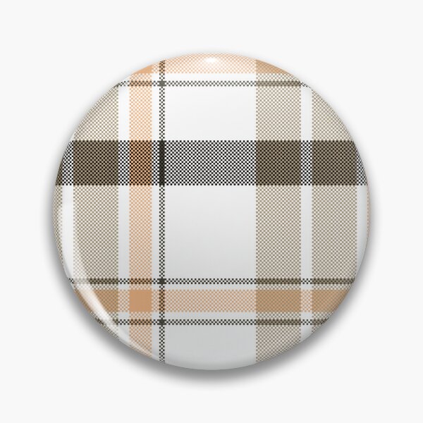 Item preview, Modern dark brown and cream plaid tartan seamless pattern designed and sold by PowerAntShop.