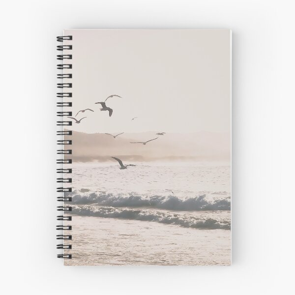 Item preview, Seagulls in Flight Over Backlit Waves designed and sold by hanlahav.