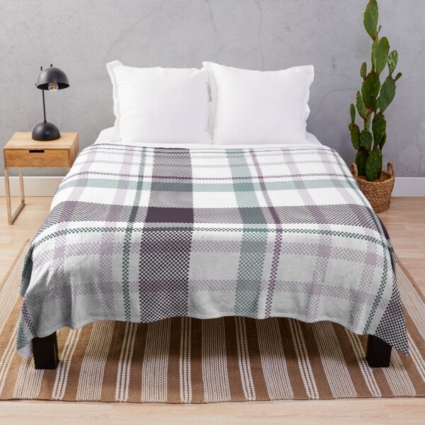Item preview, Dark purple and muted green plaid tartan seamless background designed and sold by PowerAntShop.