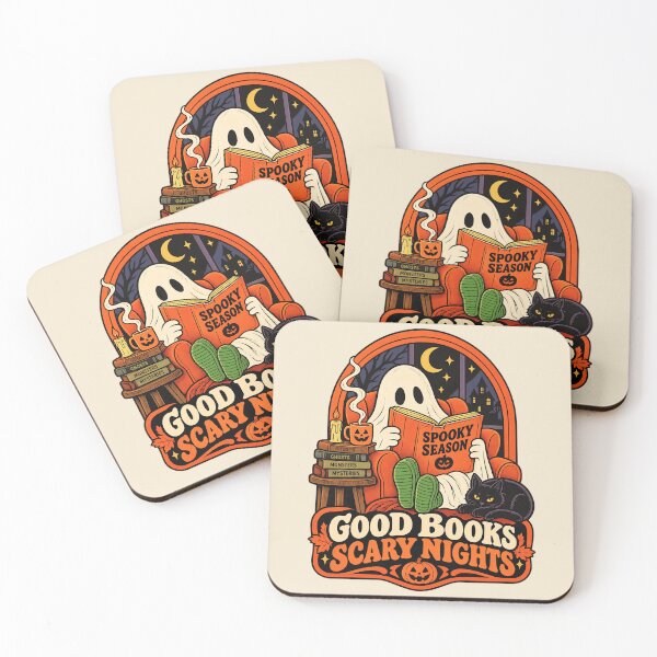 Item preview, Good Books Scary Nights Halloween Ghost designed and sold by Moo7shop.
