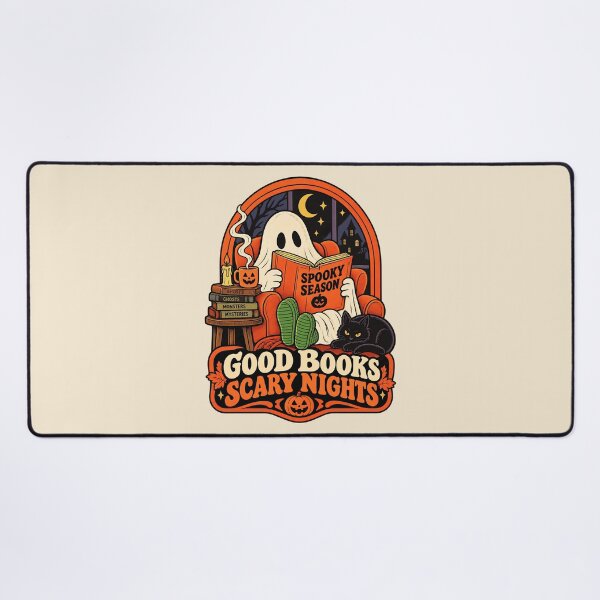 Item preview, Good Books Scary Nights Halloween Ghost designed and sold by Moo7shop.