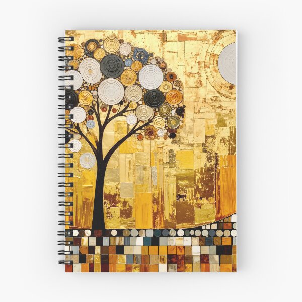Item preview, Ornate Gold Leaf and Mosaic Circle Tree designed and sold by Vicky Brago-Mitchell®.