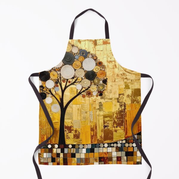 Item preview, Ornate Gold Leaf and Mosaic Circle Tree designed and sold by Vicky Brago-Mitchell®.