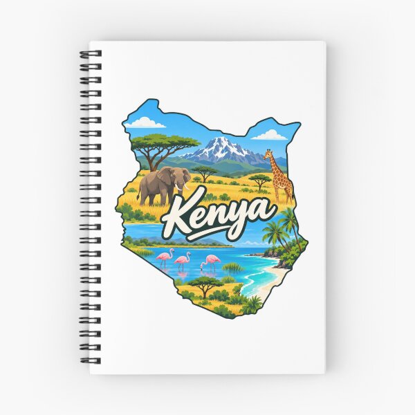 Item preview, Kenya Country Map designed and sold by Myra365Art.