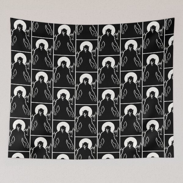 Item preview, The Wolfman in Black & White designed and sold by deafhoops1.
