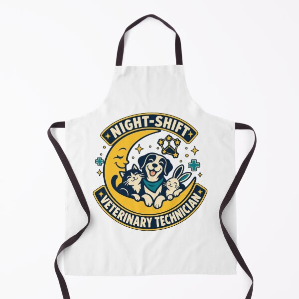 Item preview, Night-Shift Veterinary Technician Moonlight Crew designed and sold by Chase The Trend.
